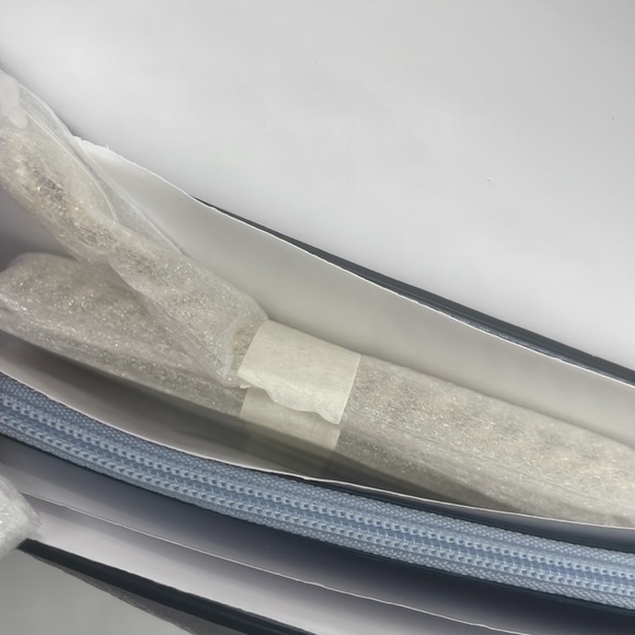 Kate Spade Gemma Cross Body Gold Chain Leather Fresh Blue NWT - Picture 10 of 12